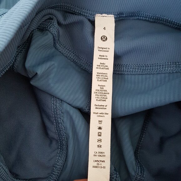 Exclusive Lululemon Dance Studio Mid-Rise Pants Blue Soft Denim 4 Full Straight - Picture 14 of 14